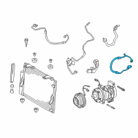 OEM 2011 Toyota Tundra Suction Hose Diagram - 88712-0C170