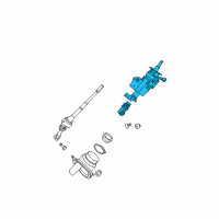 OEM 2005 Nissan Quest Column Assy-Steering, Upper Diagram - 48810-ZM70A