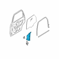 OEM 2004 Ford Escape Regulator Diagram - YL8Z-7827001-AA