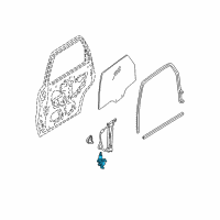 OEM 2002 Ford Escape Window Motor Diagram - YL8Z5423394AA