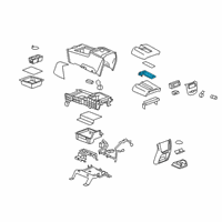 OEM Chevrolet Tahoe Latch Cover Diagram - 15134814