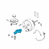 OEM Ford Freestar Master Cylinder Diagram - 2F2Z-2140-AA