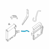 OEM 2016 Infiniti QX60 Hose - Auto Transmission Oil Cooler Diagram - 21631-3JA0E