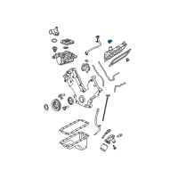 OEM 2003 Ford Expedition Oil Filler Cap Diagram - XWAZ6766AA