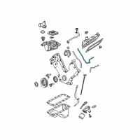 OEM Mercury Mountaineer Front Cover Gasket Diagram - 1L2Z-6020-BA