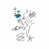 OEM 2001 Ford E-150 Econoline Intake Manifold Diagram - 1L3Z-9424-BA