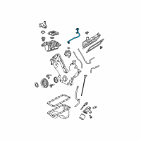 OEM 2002 Lincoln Navigator Oil Feed Tube Diagram - 2L1Z-6622-AA