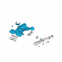 OEM 2010 Chevrolet Cobalt Panel Asm-Rear Compartment Diagram - 25823045