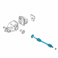 OEM 2017 BMW M2 Left Cv Axle Shaft Diagram - 33-20-7-597-685