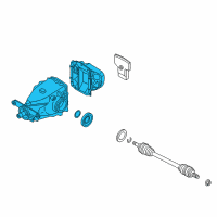 OEM BMW 230i xDrive Rear Axle Differential Carrier Diagram - 33-10-7-616-972