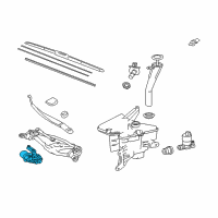 OEM Scion Front Motor Diagram - 85110-12B70