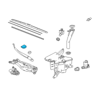 OEM Lexus ES250 Cap, WIPER Arm Head Diagram - 85292-13010