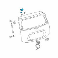 OEM Scion iQ Hinge Diagram - 68801-74020