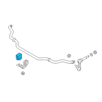 OEM 2016 Infiniti Q70 Bush-Stabilizer Diagram - 54613-1MT9A