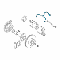 OEM 2006 Infiniti Q45 Sensor Assembly Anti Ski, Rear Diagram - 47900-AR200