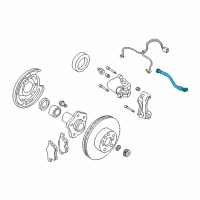 OEM 2004 Infiniti M45 Hose Assy-Brake, Rear Diagram - 46210-AG015