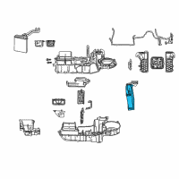 OEM 2008 Dodge Durango EVAPORATOR-Air Conditioning Diagram - 68019145AA