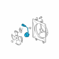 OEM Honda Ridgeline Motor, Cooling Fan Diagram - 38616-RJE-A01