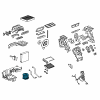 OEM 2021 Chevrolet Equinox Blower Motor Diagram - 84674485