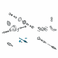 OEM Toyota Highlander Outer Joint Diagram - 42370-49035