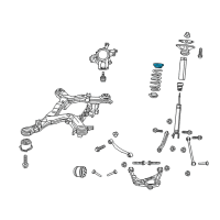 OEM Dodge Durango INSULATOR-Spring Diagram - 68029686AB