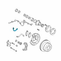 OEM 2003 Lexus LX470 Hose, Flexible Diagram - 90947-02F30