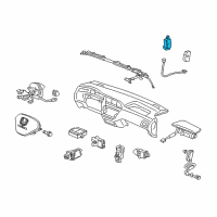 OEM 2012 Honda Ridgeline OPDS Unit Diagram - 81169-SJC-L31