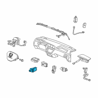 OEM 2008 Honda Ridgeline Sensor Assy., Roll Rate (Trw) Diagram - 77950-SJC-A03