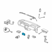 OEM Honda Ridgeline Sensor Assy., Side Impact (Trw) Diagram - 77970-SJC-B82