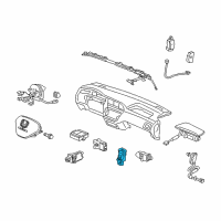 OEM 2009 Honda Ridgeline Sensor Assy., Side Impact (Trw) Diagram - 77970-SWA-A11