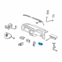 OEM 2008 Honda Ridgeline Sensor Assy., FR. Crash (Trw) Diagram - 77930-SJC-A11