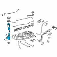 OEM 2015 Toyota Sienna Fuel Pump Diagram - 77020-08050