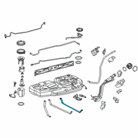 OEM 2009 Toyota Sienna Mount Strap Diagram - 77613-08011