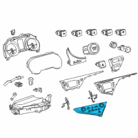 OEM 2021 Toyota Camry Dash Control Unit Diagram - 55900-06480