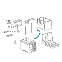 OEM 2014 Honda Crosstour Cable Assembly, Battery Ground Diagram - 32600-TP6-A00