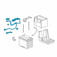 OEM 2013 Honda Crosstour Cable Assembly, Starter Diagram - 32410-TP6-A00