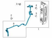 OEM 2020 GMC Sierra 2500 HD Socket & Wire Diagram - 84574263