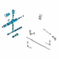 OEM GMC Sierra 1500 HD Gear Assembly Diagram - 15068759