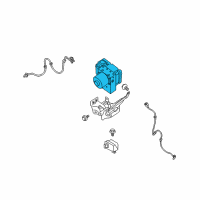 OEM Nissan Anti Skid Actuator Assembly Diagram - 47660-ZQ02B