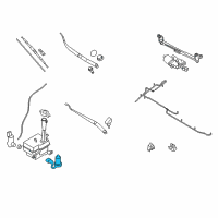 OEM Hyundai Level Switch-Windshield Washer Diagram - 98520-2L000