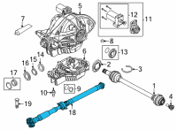 OEM BMW X6 DRIVE SHAFT AUTOMATIC TRANSM Diagram - 26-10-7-855-834