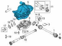 OEM 2021 BMW X6 FINAL DRIVE WITH DIFFERENTIA Diagram - 33-10-8-047-170