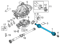 OEM 2022 BMW X5 OUTPUT SHAFT, REAR RIGHT Diagram - 33-20-7-847-410
