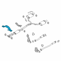 OEM 2017 Ford Police Interceptor Utility Front Hanger Diagram - FB5Z-7810692-A