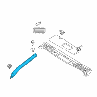 OEM 2018 BMW M6 Trim, A-Pillar, Leather, Left Diagram - 51-43-8-052-095