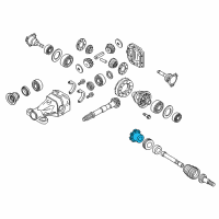 OEM Infiniti QX80 Joint Assembly Inner Diagram - 39711-1LA1A