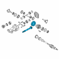 OEM 2017 Infiniti QX80 Gear Set-Final Drive Diagram - 38100-1LC1A