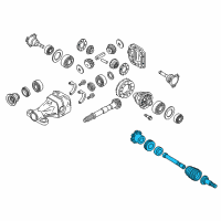 OEM Infiniti QX56 Shaft Assy-Rear Drive Diagram - 39600-1LA1D