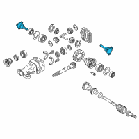 OEM Infiniti QX80 FLANGE Side Diagram - 38220-EB320