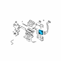 OEM 2002 Nissan Altima Core-Heater Diagram - 27140-8J010